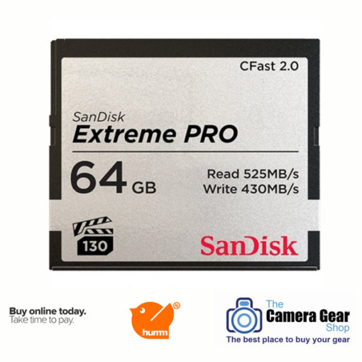 Sandisk Extreme Pro 64GB CFast 2.0 525mb/sec