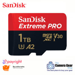 SanDisk Extreme Pro 1 TB Micro SDXC Memory Card with SD Adapter with A2